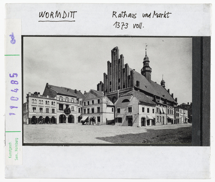 Vorschaubild Wormditt: Rathaus und Markt 